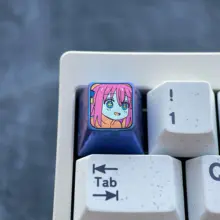 個性的な金属製キーボードキーキャップ【チタン合金・アルマイト加工・氷晶カラーデザイン】