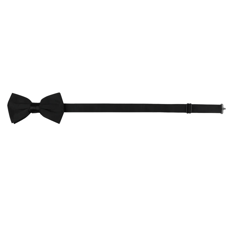 クラシックデザインのブラック蝶ネクタイ：ascot tieとbowtieの違いを解説