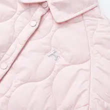 キルティングジャケット キッズ ガールズ 薄手 撥水 防風 防汚 通学用 制服インナー 冬