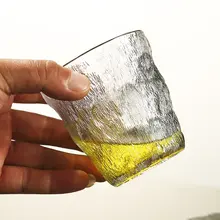 クリエイティブなアイスグレイスタンブラー【透明ガラス・カラフル・冷飲用】