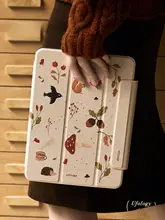 iPadケース オリジナルデザイン iPad Pro Air mini 対応 マグネット式 フルカバー ペン収納 イラスト柄 「Ufology」