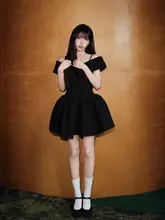 オフショルダーキャミワンピース【フレンチスタイル・ショート丈・春夏用】