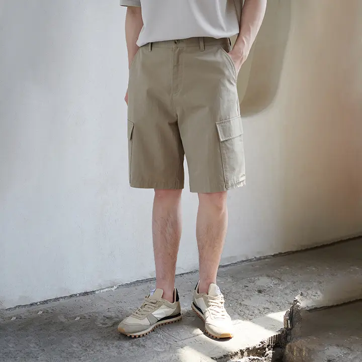 ワークショートパンツ メンズ カジュアル ゆったり 綿 夏用薄手