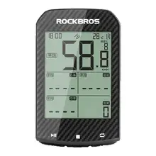 ROCKBROS GPS自転車コードスマートワイヤレスサイクルメーター【速度・踏み込み頻度・距離測定対応】
