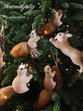松ぼっくりデザインのフェイクリスナーサンタツリー装飾品【クリスマス向け・ハンドメイド】