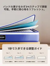 独立スプリングボックスマットレス【圧縮ロールパッケージ・家庭用・柔らかさと硬さの調整可能】