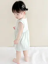子供用 夏季用 ワンピース【薄手・ノースリーブ・プリンセスデザイン・韓国風】