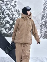 AWKA 防寒・防水のプロフェッショナルスノーボードウェア【灯芯絨・秋冬用・男女兼用】（セットアップ対応）
