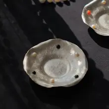 手作り貝殻とアゲートのアロマトレイ【アクセサリー収納・インテリア小物】