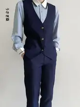学院風ブルーのスーツ【男子用・秋冬・演出用・四点セット対応】