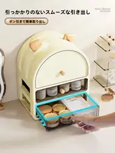 多層引き出し式デスク収納ボックス【可愛いデザイン・化粧品収納用】