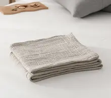 春夏用三層ガーゼ薄手毛布【シンプルデザイン・水洗い可・柔らかい】