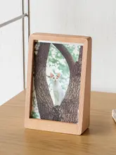 自然素材の桜の木製フォトフレーム【テーブルスタンド・人像用】