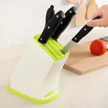 キッチン用多機能プラスチックナイフスタンド【カウンター置き型・家庭用・収納】