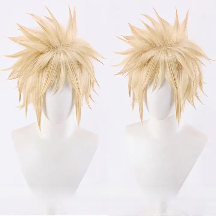 ファイナルファンタジーVII リメイク クラウド・ストライフ コスプレウィッグ【スタイリング簡単】