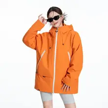 三合一デザインの秋冬用アウトドアジャケット【防風・防水・レディース】（セットアップ対応）