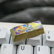 アルトリアデザインの2Uカラーチタン合金キーキャップ【金属製・陽極酸化仕上げ】
