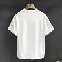 レトロデザインの3Dエンボスロゴ半袖Tシャツ【ゆったりフィット・夏用・メンズ】