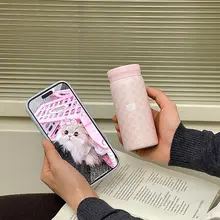 小型保温マグカップ【持ち運びに便利・ミニサイズ・女性向けデザイン】