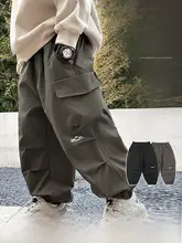 男の子用秋冬工事パンツ【アウトドア用・通気性・長ズボン】（セットアップ対応）