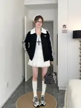 おしゃれな黒のカーディガン【春秋用・薄手・ルーズフィット・カジュアル】