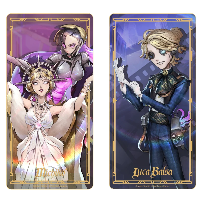 第五人格七周年記念 透過カードケース【囚徒＆紅蝶・ゲーム関連アイテム】（セットアップ対応）