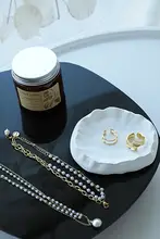ジュエリーディスプレイ 山型 石膏 ホワイト アクセサリー収納トレイ ピアス 撮影用小道具 インテリア