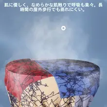 夏用紫外線カット アウトドアキャップ【アイスシルク製・ランニング用・フード付き】