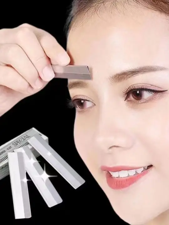 男女兼用 眉毛用デザイン剃刀【初心者向け・眉毛カット用・プロフェッショナル品質】