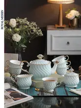 高級骨瓷製 英式アフタヌーンティーセット【コーヒーカップ・陶器・贈り物に最適】（セットアップ対応）