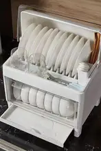キッチン用二層食器収納ボックス【プラスチック製・蓋付き・ディッシュラック】