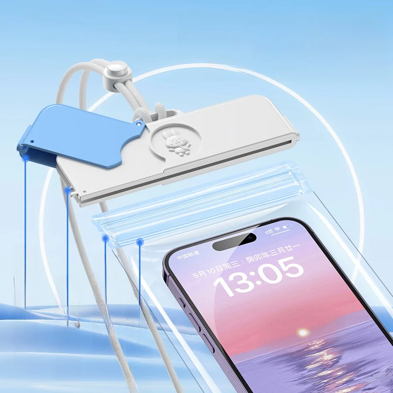 水中撮影対応スマートフォン防水ケース：タッチスクリーンとネックストラップ付きの実用性解析