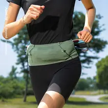 軽量ランニングウエストバッグ【スマホ収納・女性用・マラソン対応】