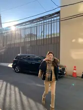 水洗加絨デニムパンツ【スリムフィット・レディース・韓国スタイル】