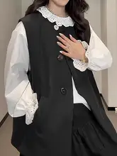 大きいサイズ レディース アウター【春夏用・ノースリーブ・上品なデザイン】