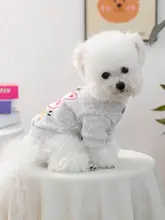 春秋用ペット用フード付きトレーナー【可愛いデザイン・犬猫兼用】