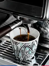 シンプルで魅力的な陶器製コーヒー杯【家庭用・ラテアート対応・持ちやすいデザイン】