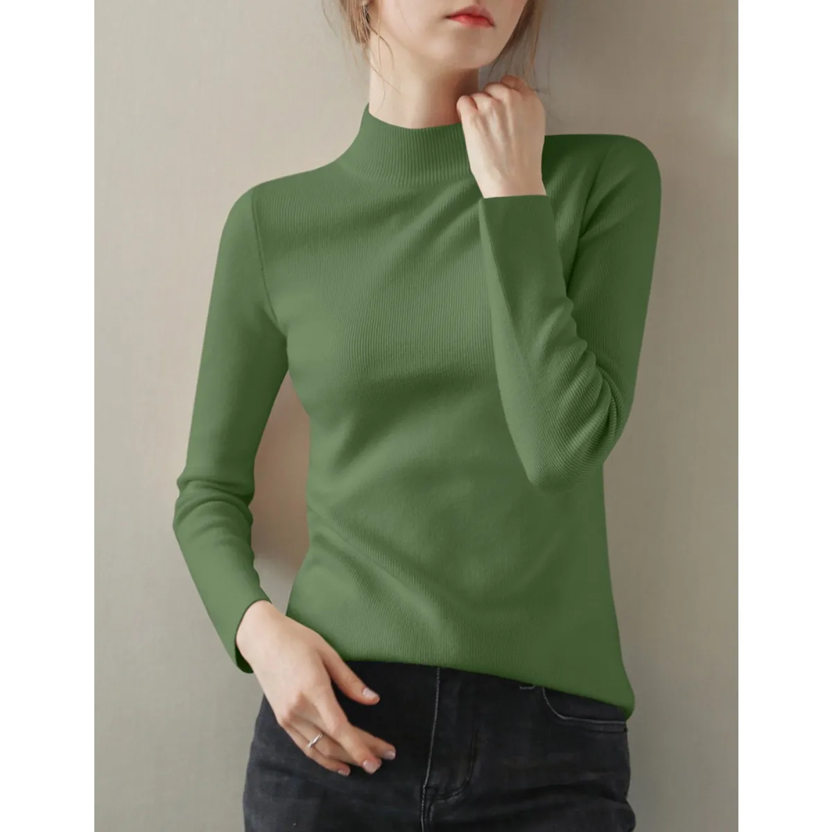 大人可愛い服 50代コーデ 完全ガイド｜ハイネックニットの選び方と実際のコーデ
