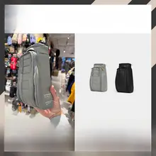 Db 黒色アウトドア洗面用バッグ【Huggerシリーズ・収納力抜群・スキー用】