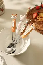 スプーン キッズ 男の子 女の子 ステンレス カトラリー 夕焼け キャラクター柄 食事用 「Tlife Vitality」