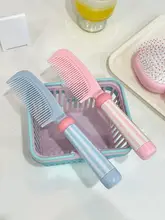 高級感のある女性用携帯式ヘアコーム【学生・子供用・髪を傷めにくい】
