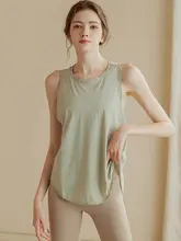 速乾性のある レディースタンクトップ【ルーズフィット・無袖・夏用・ヨガ・走る用】