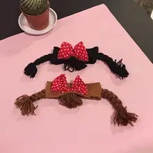 リボン付きの可愛いエクステ風ヘアバンド【子供用・オシャレなヘアアクセサリー】