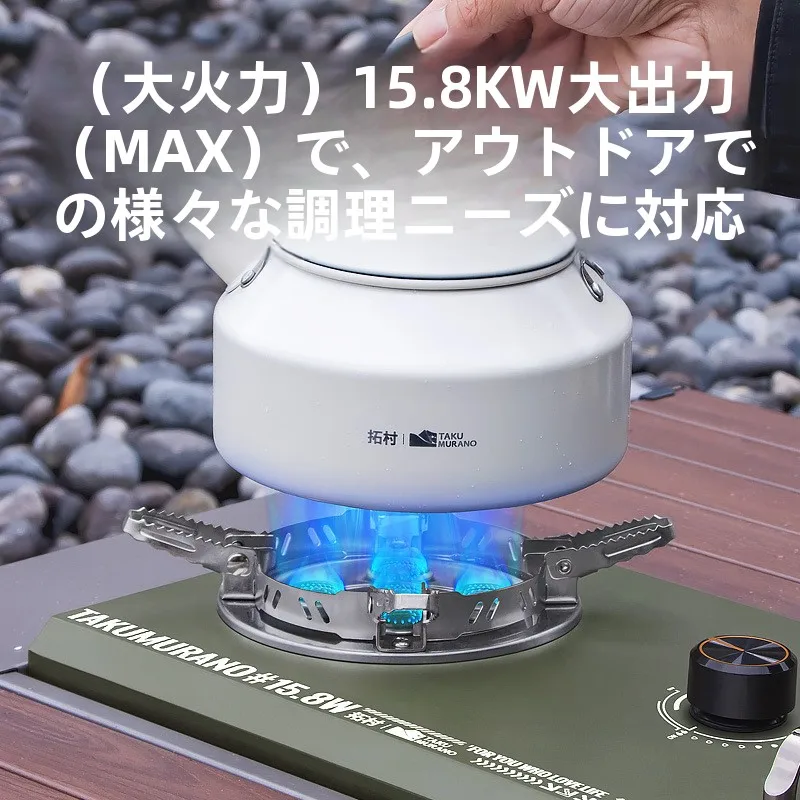 アウトドア用ポータブル折りたたみガスコンロ：テーブルバーベキュー・IGT対応モデルの実用性と選び方