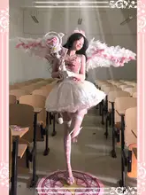六芒星デザインのロリータスタイル魔法の杖【手作り・可愛い少女向け】