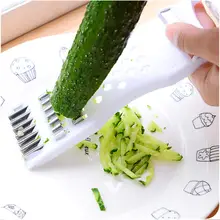 多機能プラスチックピーラー・スライサー【ダブルヘッド・ステンレス製・野菜・果物用】
