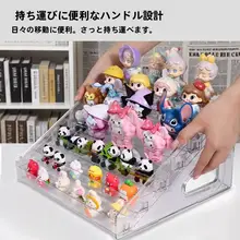 多層透明階段ディスプレイラック【キャラクターコレクション用・フィギュア収納】