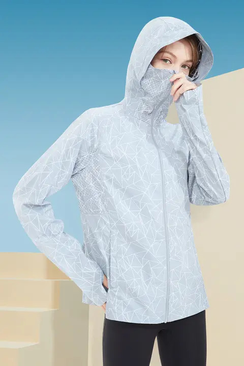 UVカット機能付きの薄手サマーライディングウェア【透湿性・アイスシルク・女性用・紫外線防止】