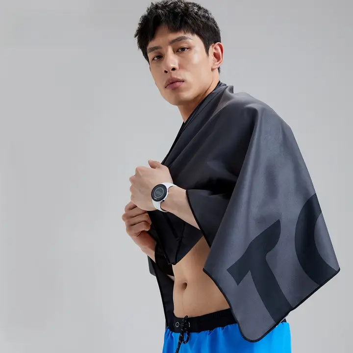 toswim 速乾性バスタオル【男女兼用・携帯に便利・フィットネス・水泳・ランニング用】