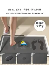 吸水性 臭い対策 ドライマット【トイレ用・防滑・耐汚れ】
